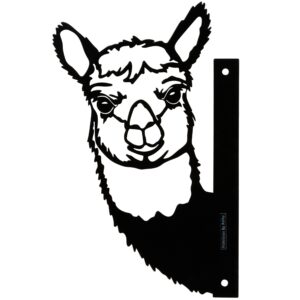 Alpaca Metal Outdoor Art